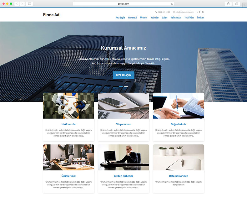 Kurumsal Web Siteleri